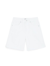 AIIZ (เอ ทู แซด) - AIIZ กางเกงยีนส์ผู้หญิงขาสั้น เอวสูง AIIZ Womens High Waist Shorts Denim