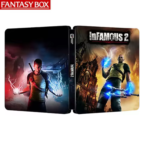 inFamous 2 Retro US Edition Steelcase FantasyBox (Customization,Steel case,Game CD not included)