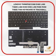 Lenovo ThinkPad E480 E485 L480 T480S L380 E490 E495 L490 R480 R490 T480S T490 Keyboard With Trackbal
