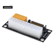 Dual PSU Power Supply Sync Adapter Add2Psu ATX 24Pin to 15Pin  Synchronous Connector Riser Cable Min