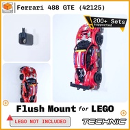 Flush Wall Mount for Lego Technic FERRARI 488 GTE (42125)