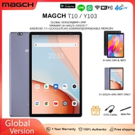 MAGCH Tab แท็บ T10/Y103 10.1นิ้วแอนดรอยด์11 6580MAh 4GB RAM 64GB รอม4G WIFI คอมพิวเตอร์แท็ปเล็ต LTE