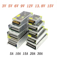 Dc 3V 5V 6V 9V 12V 13.8V 15V tập trung cung cấp điện 5A 10A 15A 20A 30A biến áp nguồn đèn LED Bộ chu
