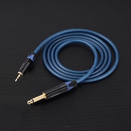 Big Two Core to 3.5mm Audio Cable 6.35mm Microphone Cable Mixer Cable Audio Cable Mono 6.5 to 3.5 NQ