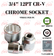 3/4" 1" 6PT 12PT 17-65MM BOX SPANNER SOCKET NUT DRIVER OPENER BUKA NAT TAYAR KERETA LORI CWH TOOLS S