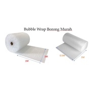 BUBBLE WRAP SINGLE  (100m) / Air Bubble Wrap Borong Murah