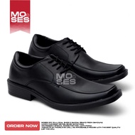 MOSES Men's Formal Oxford Shoes Black Men's Work Shoes