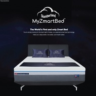 SB Design Square เตียงนอนอัจฉริยะ Slumberland พร้อมที่นอนเมเมมโมรี่โฟม MyZmartBed ขนาด 6 ฟุต