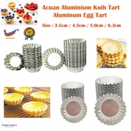 Kitchen & Dining 3.5cm/4.5cm/5cm/6.3cm Egg Tart Mould Aluminuim Kuih Tart / Fruit Tart / Mini Tart M