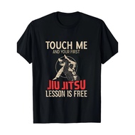 Men'S Black Jiu-Jitsu Tee - Get in Touch And Enjoy Your First Jiu Jitsu Class at No Cost, Featuring 