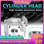 titishop KIMISS Engine Cylinder Head Assembly 47mm with Valve for 4 Stroke 139QMB/139QMA