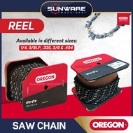 Original Oregon chainsaw chain / rantai chainsaw Oregon (1 reel / 1 kotak) - MATA POTONG MATA BELAH