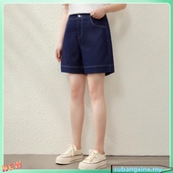 Eyouth 10117 Women Soft Denim Culotte Shorts