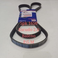 Fan belt van belt v belt rib belt Fan belt Escudo 2.0 5pk 1650