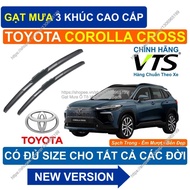 High-end 3-section wiper, K2 windshield wiper for Toyota Corolla Cross, bag Toyota Corolla Cr.oss wi