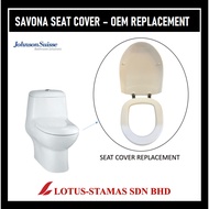 Johnson Suisse OEM REPLACEMENT - Heavy Duty Savona Toilet Seat Cover For Toilet Bowl Set White Colou