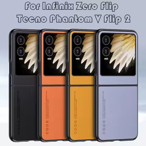 Case for Infinix Zero Flip Tecno Phantom V Flip 2 Kevlar Kunlun Plain Skin Hard Shockproof Mobile Ph