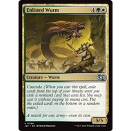MTG-Magic The Gathering-Foundations Jumpstart-Enlisted Wurm-Near Mint