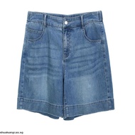Eyouth 10117 Women Soft Denim Culotte Shorts