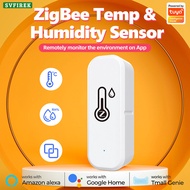 Zigbee Wifi Tuya Smart Temperature Sensor Humidity Detector Indoor Hygrometer Thermometer Sensor Wor