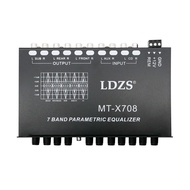Professional 7 Band Car Equalizer Car Audio EQ Tuning Crossover Amplifier Parametric Equalizer Car A