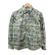 ete Seventen green SEVEN TEN by MIHO KAWAHITO Blouse Shirt Size s blue Multi Light Women Flower patt