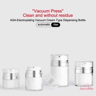[AuraMio] 15g/30g/50g/100g Vacuum Cream Bottle Press Lotion Bottle Face Cream Sub Bottle Lotion With