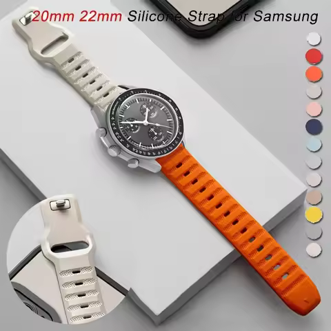 New 20mm Silicone Strap for Omega X Swatch Joint MoonSwatch Planet Watch Band Quick Replace Sport Br