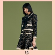 [asv aw24] Jela Lace Jacket เสื้อผู้หญิง แขนยาว ตกแต่งโบว์ผูกคอ แต่งกระเป๋าคู่หน้าและกระดุมทอง ผ้าลู