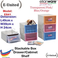 Elianware Plastic Drawer / Plastic Cabinet / Storage Cabinet / Stackable Box, Laci Meja, Mini Drawer