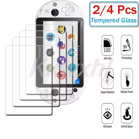 2-4PCS 9H HD Tempered Glass For Sony PS Vita PSV 2000 1000 ON PSV2000 PSV1000 PSVita1000 PSVita2000 