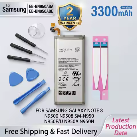 Brand New EB-BN950ABA EB-BN950ABE 3300mAh Battery For Samsung Galaxy Note 8 N9500 N9508 SM-N950 N950