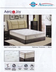 AEROFOAM BY MYLATEX AEROJOY SPRING 10 INCH THICK Premium Solid Spring Mattress Mattress Tilam Tidur 