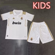 Season Real Madrid 11/12 Home Children's Football Jersey Set RONALDO KAKA' Football Jersey Set