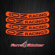 Oz racing sticker Rim sticker