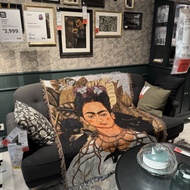 Mexican Painter Frida Carlo Frida Kahlo Self-Portrait Art Sofa Blanket Bed Blanket Decorative Tapest