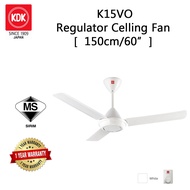 KDK Ceiling Fan 60" (K15VO) White Color