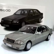 Original 1:18 Mercedes Benz S600 W140 Tiger Head Benzรถสะสมจําลองโลหะตกแต่งของเล่นรถสําหรับชาย