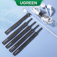 UGREEN Cable Organizer Wire Winder Nylon Tape Black 14cm Cable Organizer For Charging Cable  Audio C