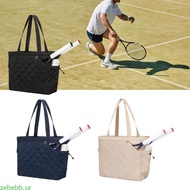 zebebb Tennis Toted Bag for Women Men Large Sports Handbag Tennis Racket Bag Tennis Bag 2 Rackets Pi