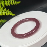 畢業級 鴿血紅草莓晶手鐲 54MM 冰種星光甜美水晶手環 提升運勢