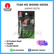 【Meefah Tackle】VMC Heavy Duty HD Worm Hook 7348 - Worm Hook Soft Plastic Fishing Hook Mata Kail Panc