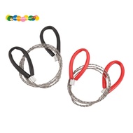2 Pcs PVC Pipe Cable Saw Stainless Steel Wire Saw Hand Pocket String Rope Saw Emergency Survival Wir