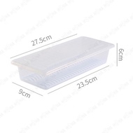 Freezer Storage Box Kitchen Rectangle Refrigerator Fridge Organizer Drain Container Bekas Lauk Peti 