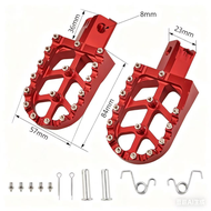 ที่พักเท้าอลูมิเนียม CNC สําหรับรถจักรยานยนต์ CRF50 CRF70 CRF110 XR50 XR70 XR110