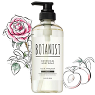 BOTANIST - 玫瑰和白桃香 植物性滋潤保濕沐浴露490ml [平行進口]
