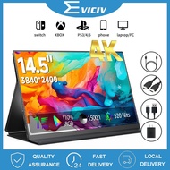EVICIV Portable Monitor 14.5''/16''/14'' 4K/2K HDR IPS FHD for Laptop PC Phone PS4 Gaming Monitor Ty