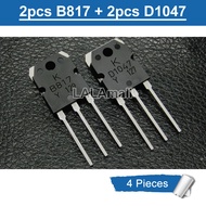 4pcs Original ( 2pcs D1047 +2pcs B817 ) 2SD1047 2SB817 KTD1047 KTB817 Audio Amplifier Power Transist