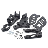 Motorcycle Footrest Set Front Foot Pegs Bracket Mount For Suzuki GSXR600 GSXR750 2006-2010 GSXR 600 