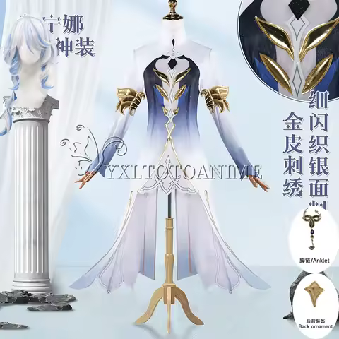 Furina Fontaine Focalors Cosplay Costume Genshin Furina Costume Impact Furina Cosplay Costume Dress 